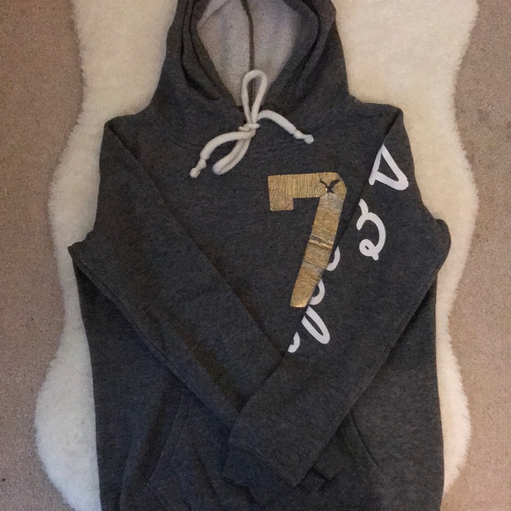 NWOT AEO American Eagle Outfitters Grey hoodie